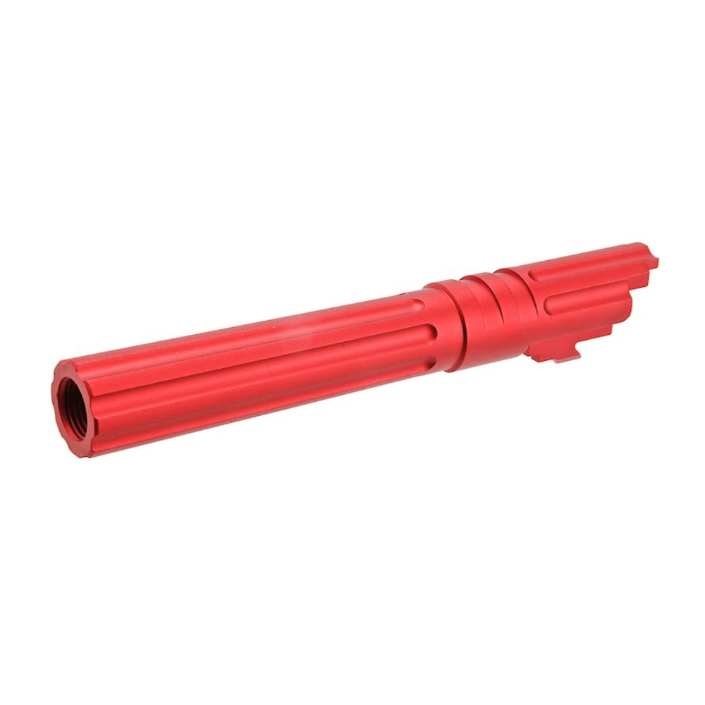 5KU Aluminium Threaded Outer Barrel - Type 1 - 5.1 - Red airsoft UK