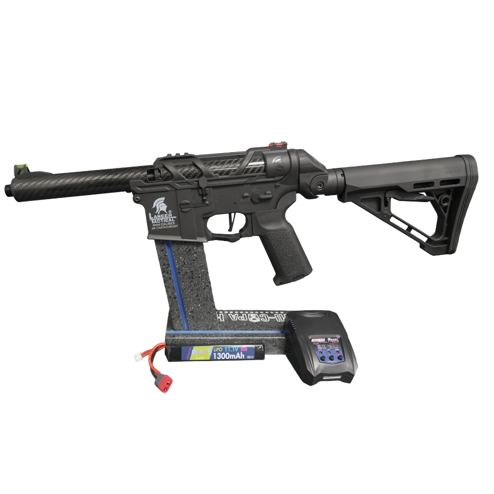 Lancer Tactical X Airtac Gen 3 - Gloss Black AEG Bundle