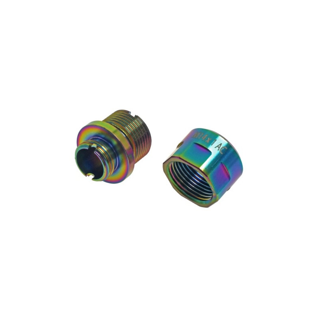 COWCOW A01 Thread Adapter - Rainbow Outer Barrels from CowCow Technologies - Shop now at Hi-Capa Hub Ltd