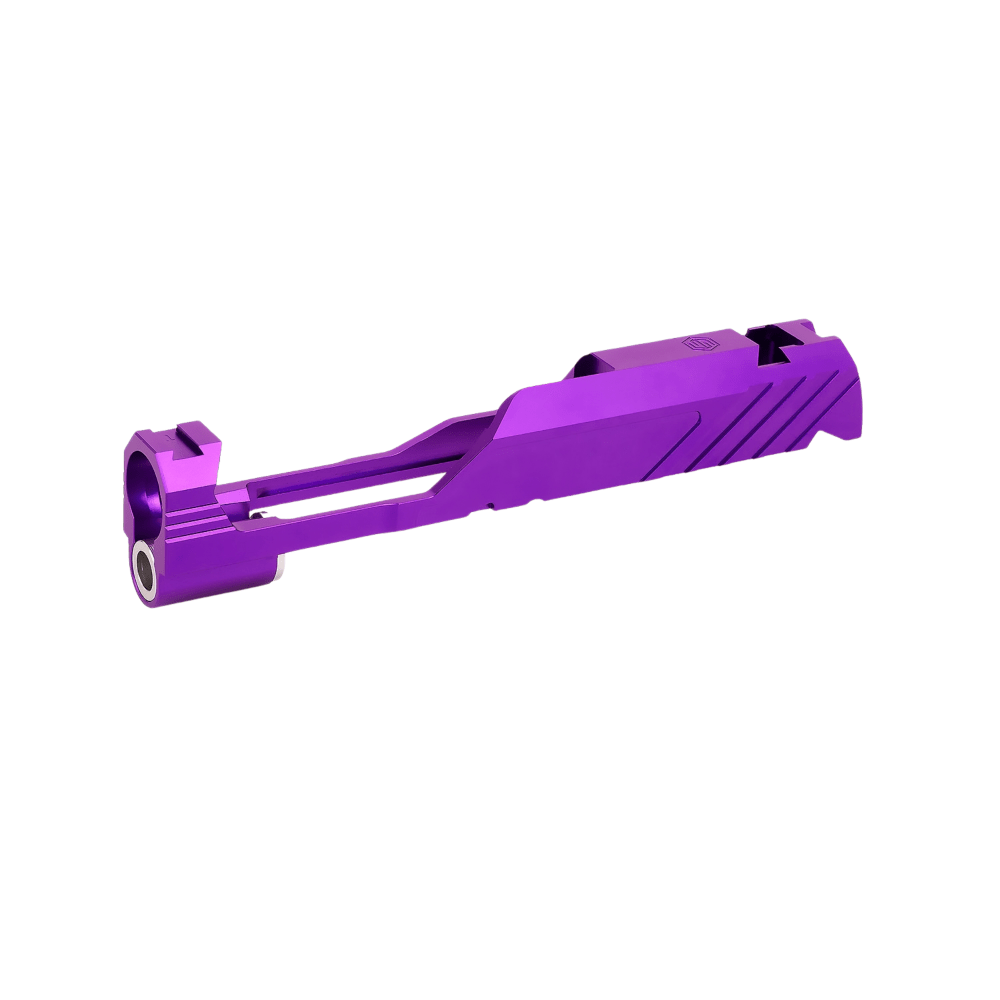EDGE 'MEGA' Aluminium 4.3 Slide - Purple airsoft Slides UK