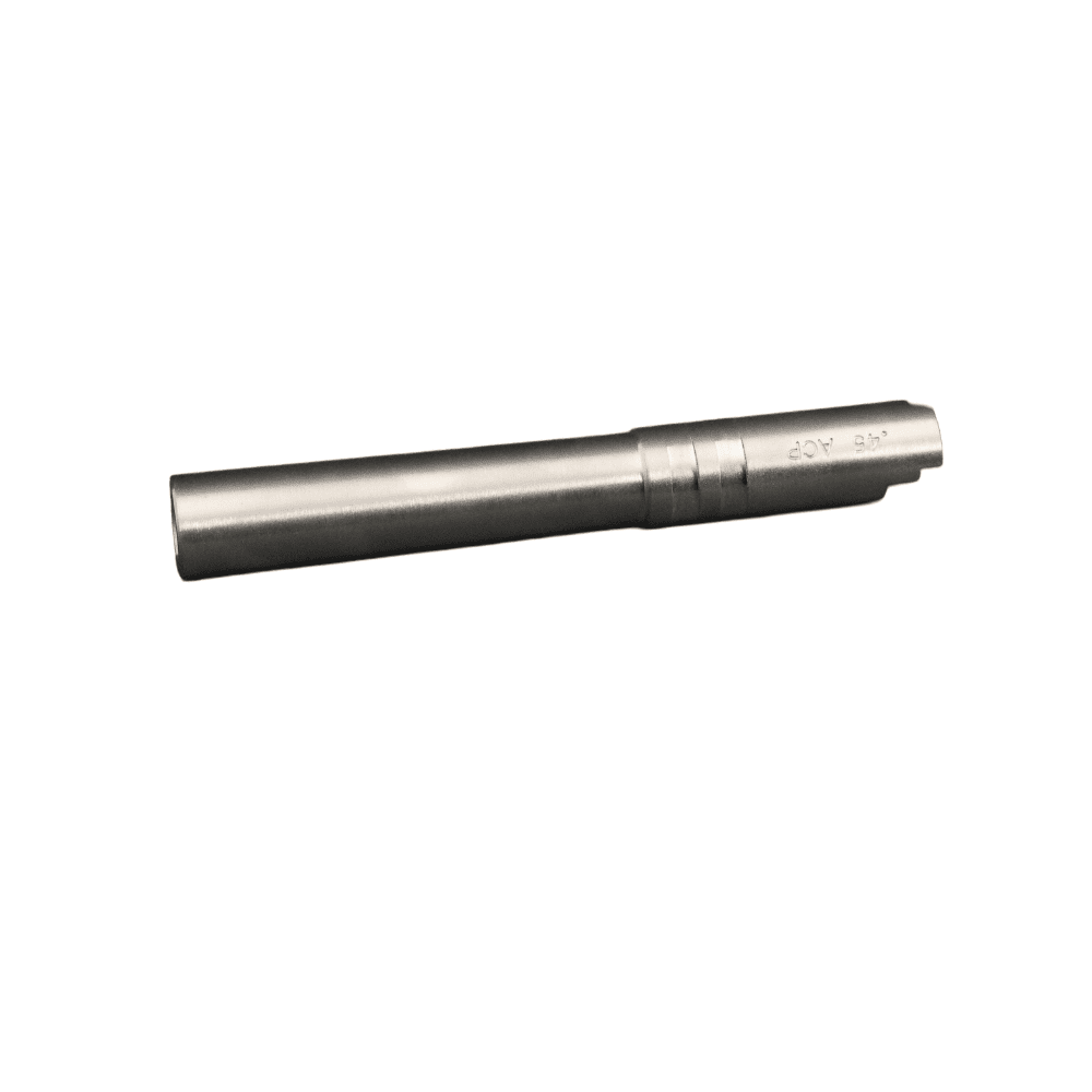 GK Tactical Hi - Capa 5.1 steel threadded outer barrel - Silver - Hi - Capa Hub Ltd