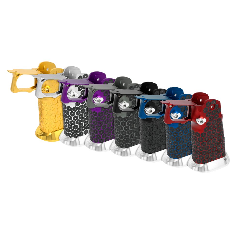 Gunsmith Bros Aluminium Grip for Hi-CAPA - INFINITY HEX TAPE Grips & Grip Accessories from GunSmith Bros - Shop now at Hi-Capa Hub Ltd