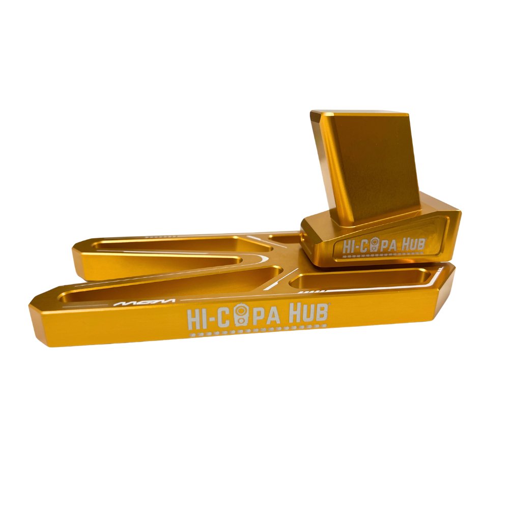 MGM - Aluminium Hi-Capa Stand from Monk Customs - Shop now at Hi-Capa Hub Ltd