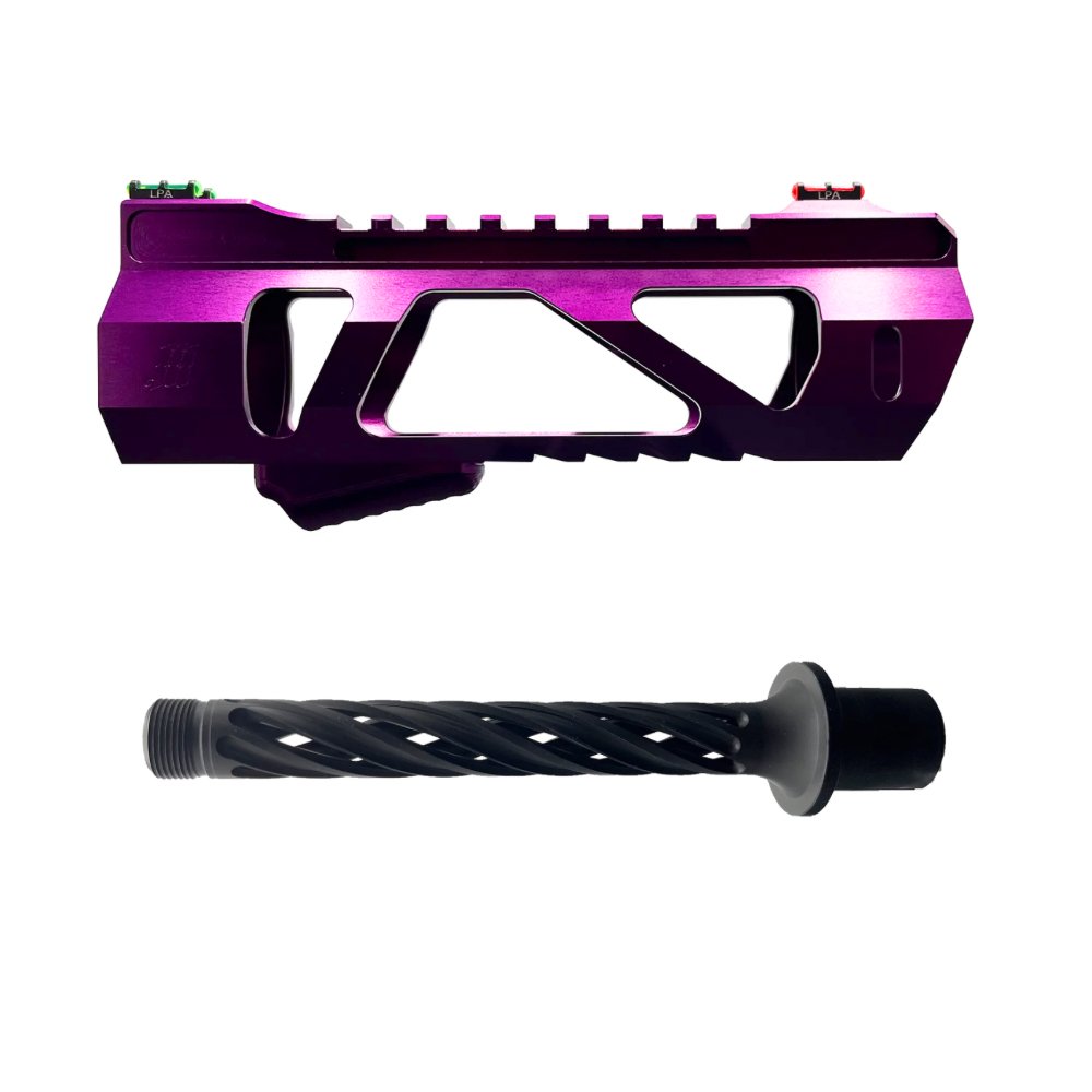 Monk 'VAYU & HELIX' Hand Guard & Outer Barrel Set from Monk Customs - Shop now at Hi-Capa Hub Ltd