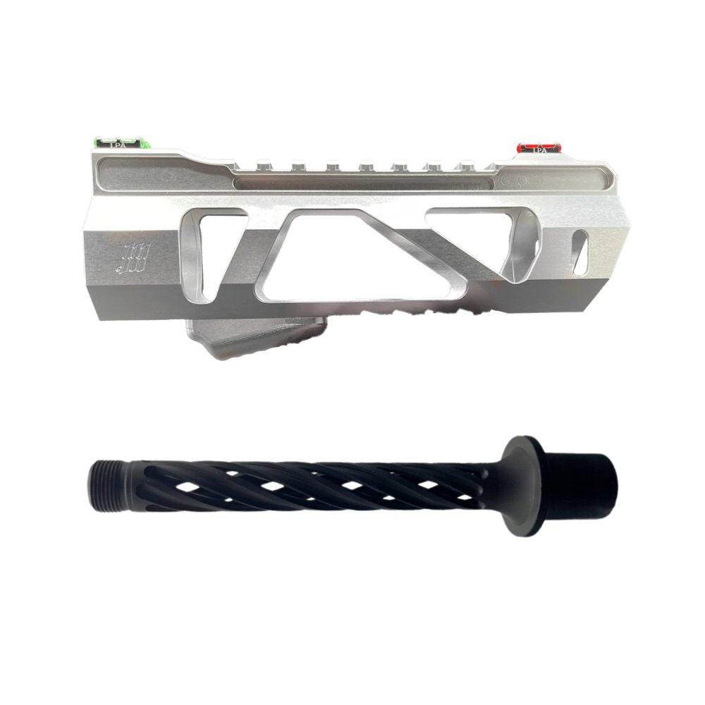 Monk 'VAYU & HELIX' Hand Guard & Outer Barrel Set from Monk Customs - Shop now at Hi-Capa Hub Ltd