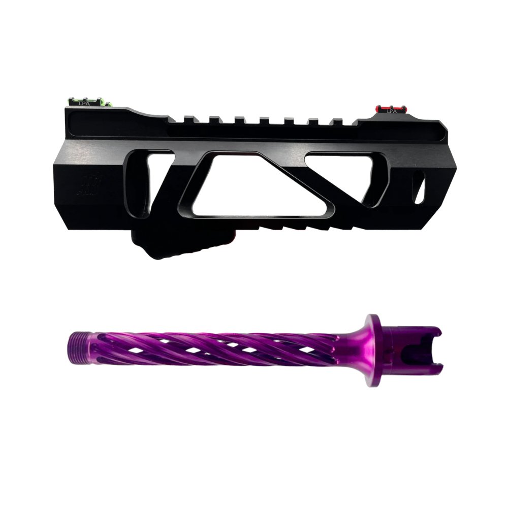 Monk 'VAYU & HELIX' Hand Guard & Outer Barrel Set from Monk Customs - Shop now at Hi-Capa Hub Ltd