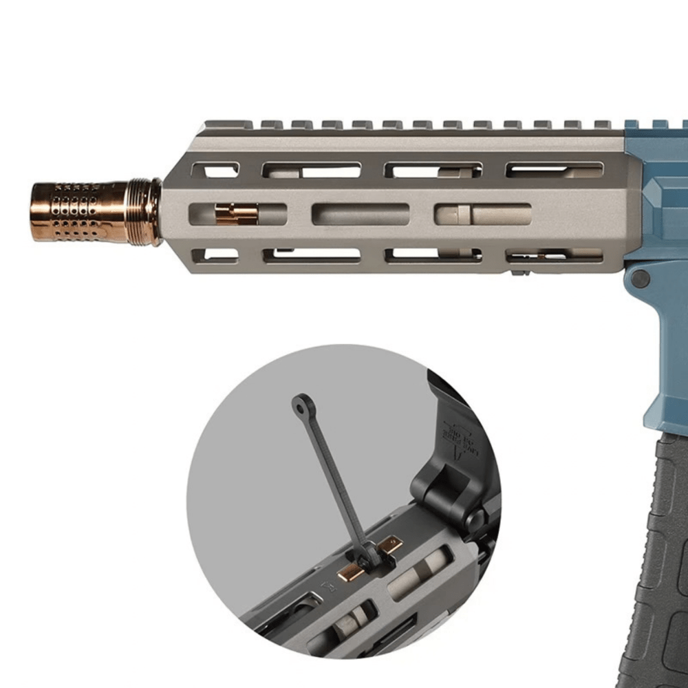 Salvo Precision 7.0 Honey Badger SBR w/ PDW Stock - Blue/Grey MWS STEEL BOLT airsoft UK