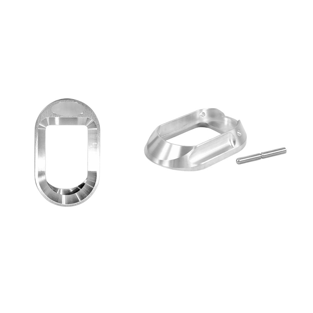 Airsoft Masterpiece CNC Aluminium Magwell - STI DVC - Silver Magwell from Airsoft Masterpiece - Shop now at Hi-Capa Hub Ltd