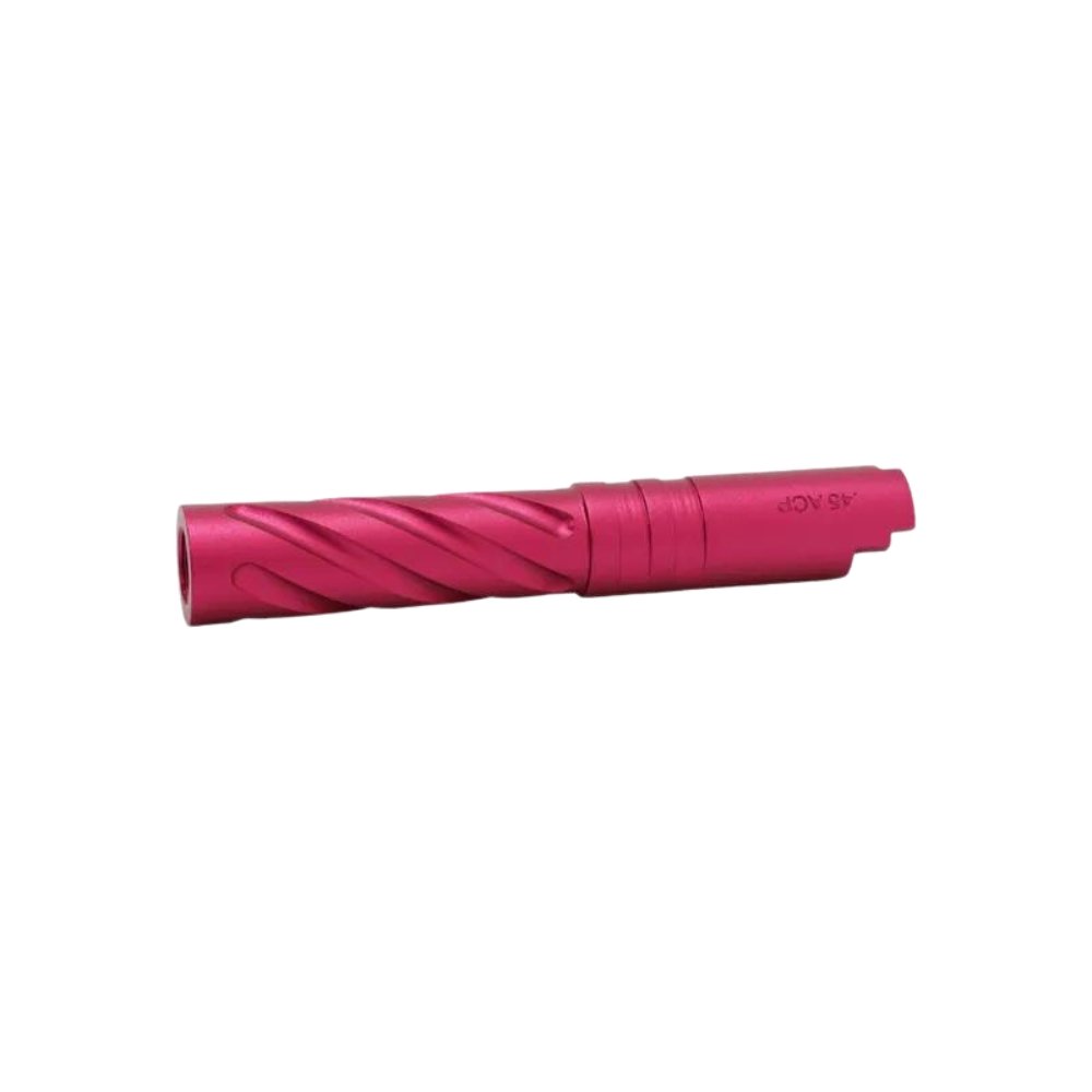 LA Capa Customs 4.3 'Tornado' Threaded Outer Barrel - Pink Outer Barrels from LA Capa Customs - Shop now at Hi-Capa Hub Ltd