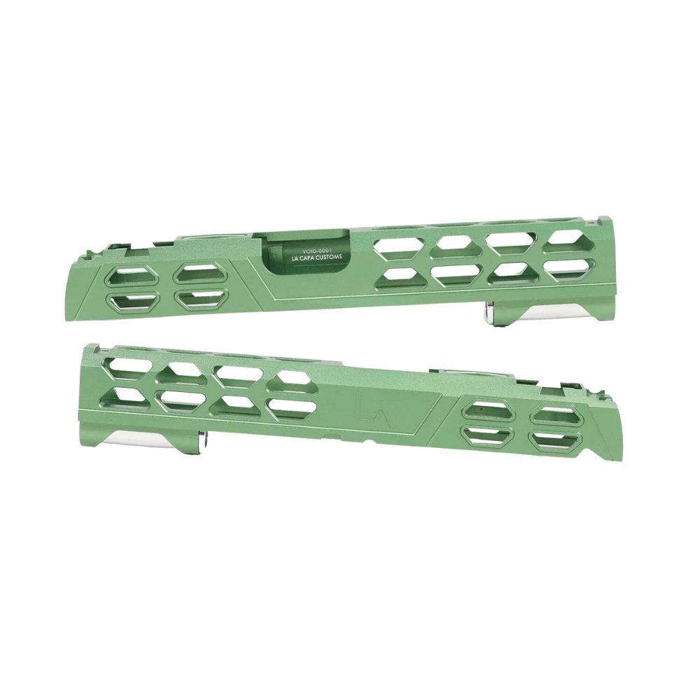 LA Capa Customs 5.1 'VOID' SLIDE - Green Slides from LA Capa Customs - Shop now at Hi-Capa Hub Ltd