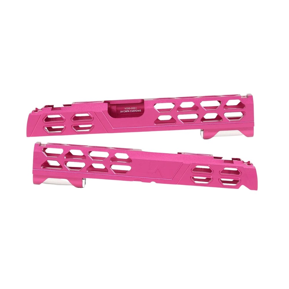 LA Capa Customs 5.1 'VOID' SLIDE  - Pink Slides from LA Capa Customs - Shop now at Hi-Capa Hub Ltd