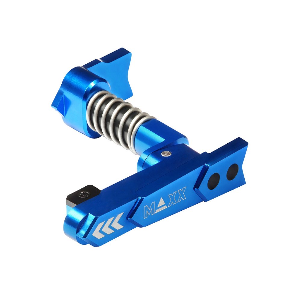 Maxx CNC Advanced Mag Release - Blue (Style A) from Maxx - Shop now at Hi-Capa Hub Ltd