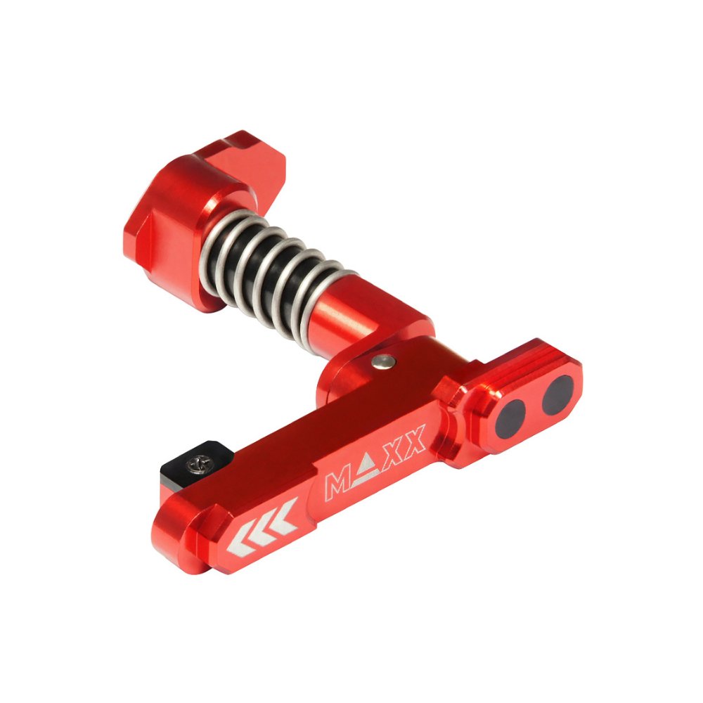 Maxx CNC Advanced Mag Release - Red (Style B) from Maxx - Shop now at Hi-Capa Hub Ltd