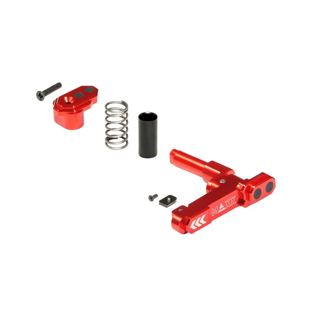 Maxx CNC Advanced Mag Release - Red (Style B) from Maxx - Shop now at Hi-Capa Hub Ltd