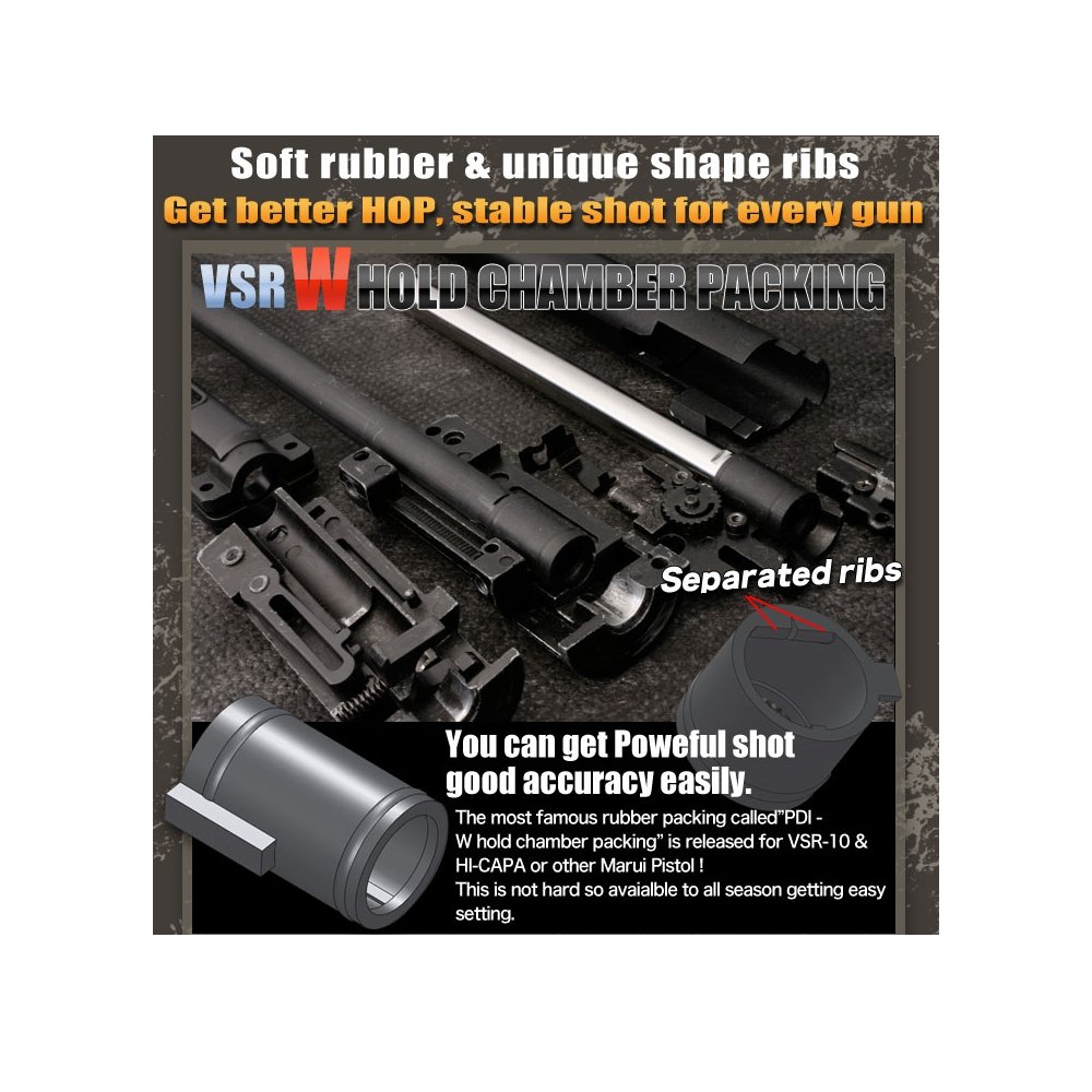PDI W-Hold 50 Hop rubber Hop units & Accessories from PDI - Shop now at Hi-Capa Hub Ltd