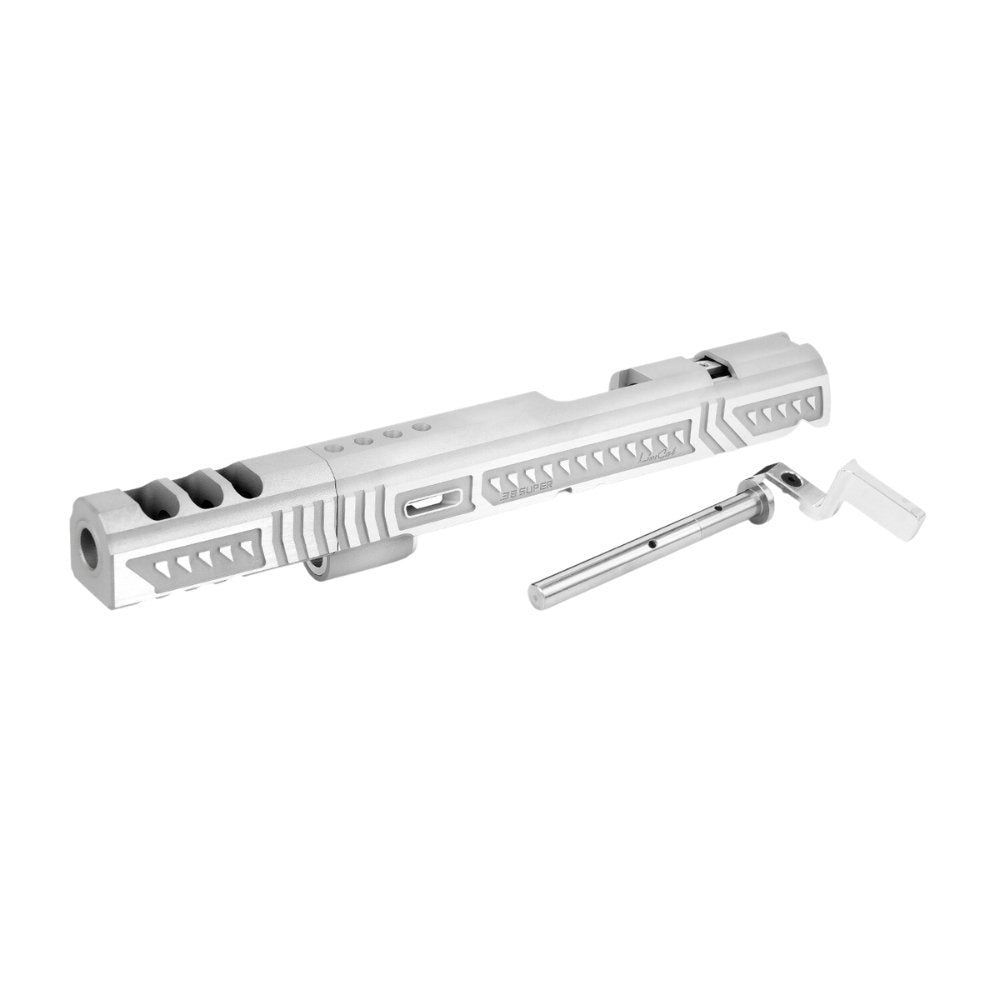 Airsoft Masterpiece ‘LIMCAT SABERCAT’ Open Slide Kit - Silver Slides from Airsoft Masterpiece - Shop now at Hi-Capa Hub Ltd