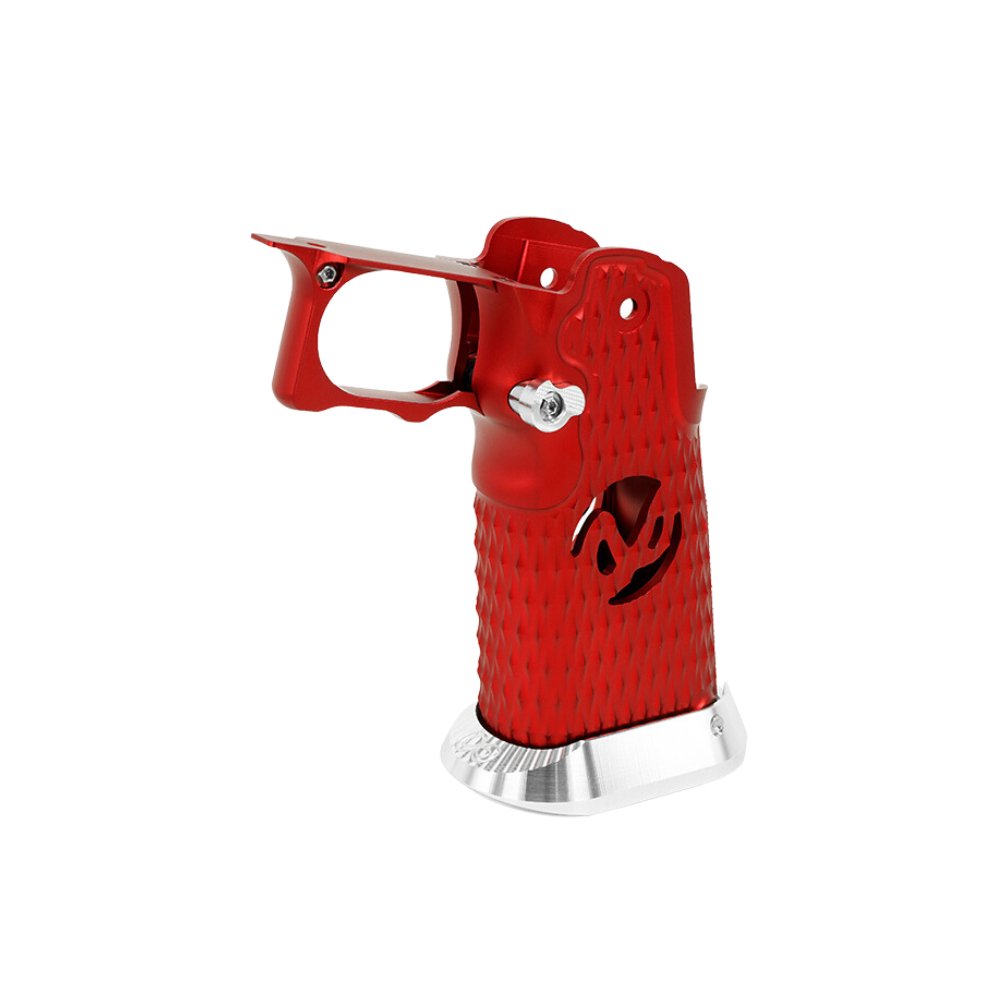 Airsoft Masterpiece Aluminium Grip for Hi-CAPA Type 8 - Red Grips & Grip Accessories from Airsoft Masterpiece - Shop now at Hi-Capa Hub Ltd