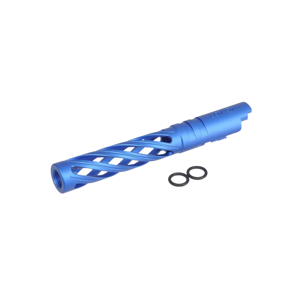 5KU Aluminium Threaded Hollow Outer Barrel - 5.1 - Blue