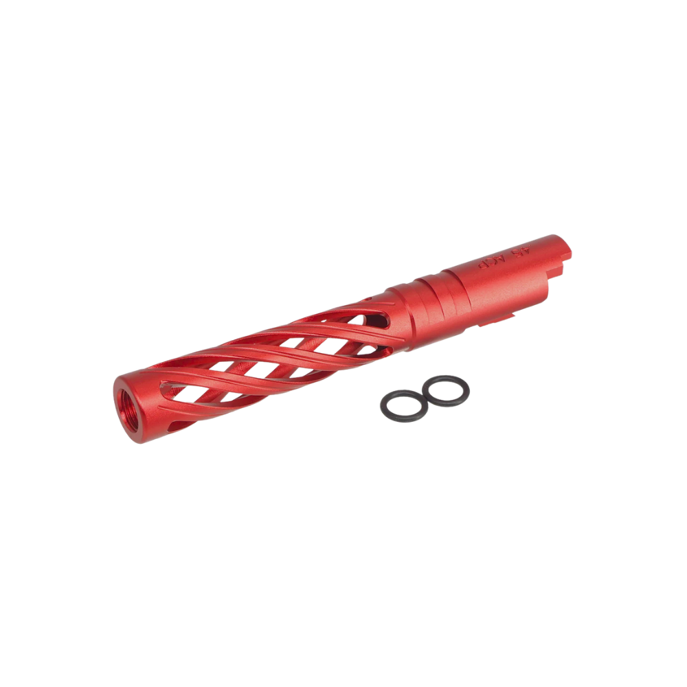 5KU Aluminium Threaded Hollow Outer Barrel - 5.1 - Red