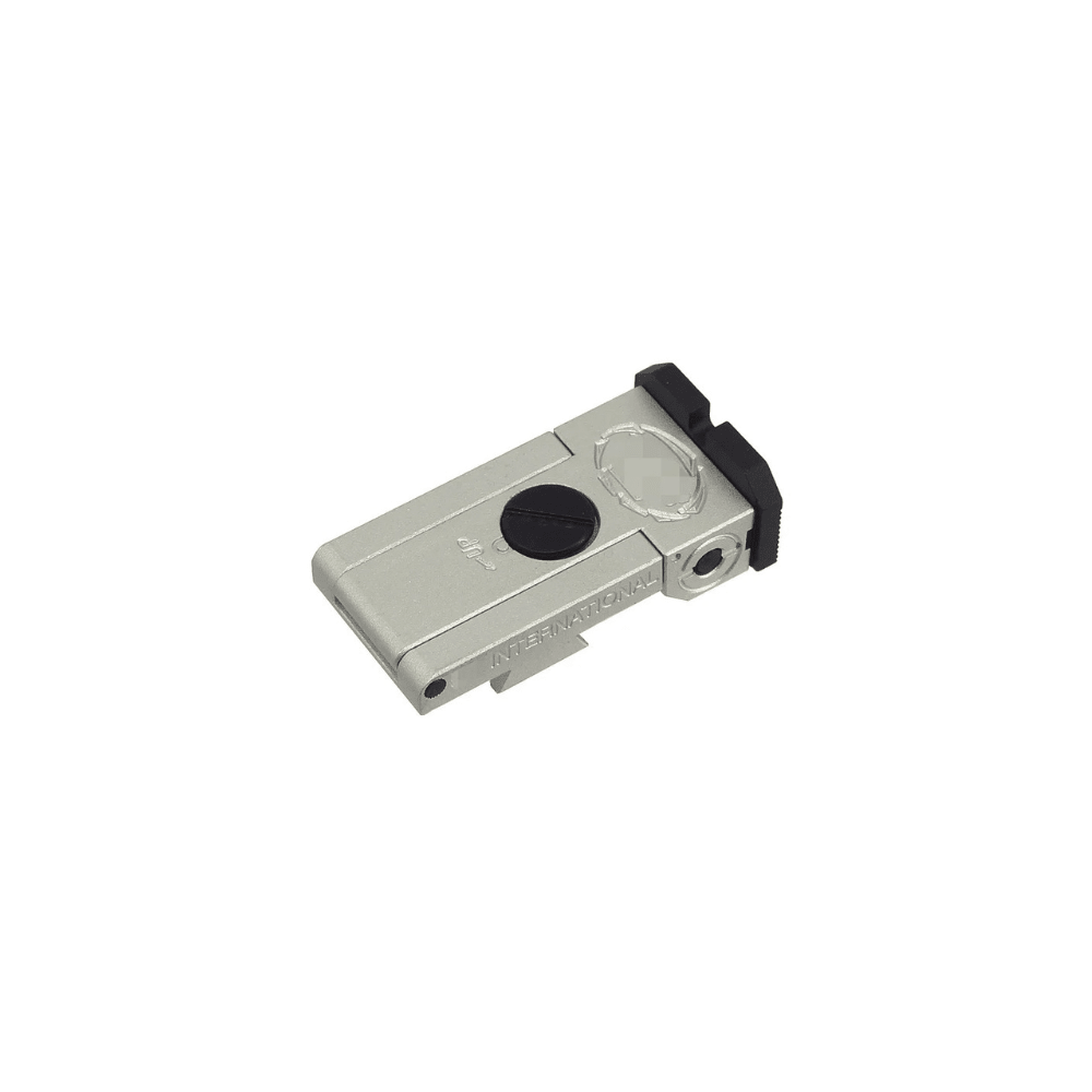 5KU Aluminium STI Style Rear Sight for Marui Hi - Capa - Silver - Hi - Capa Hub Ltd