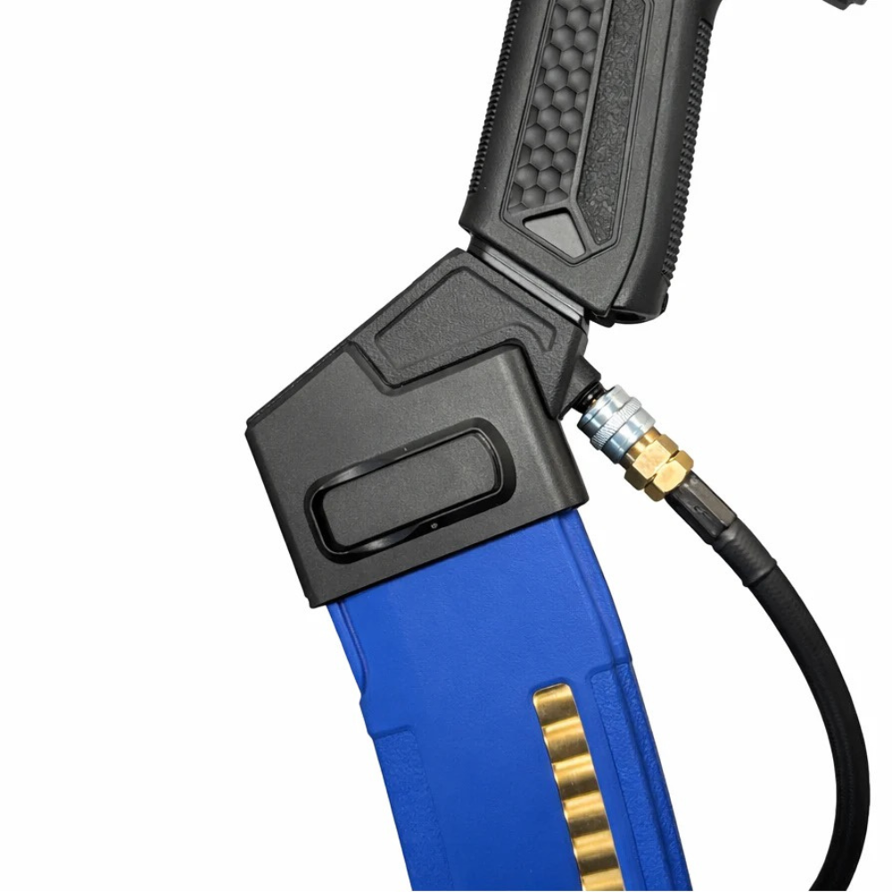 Glock and AAP HPA adapter angled magazine conversion