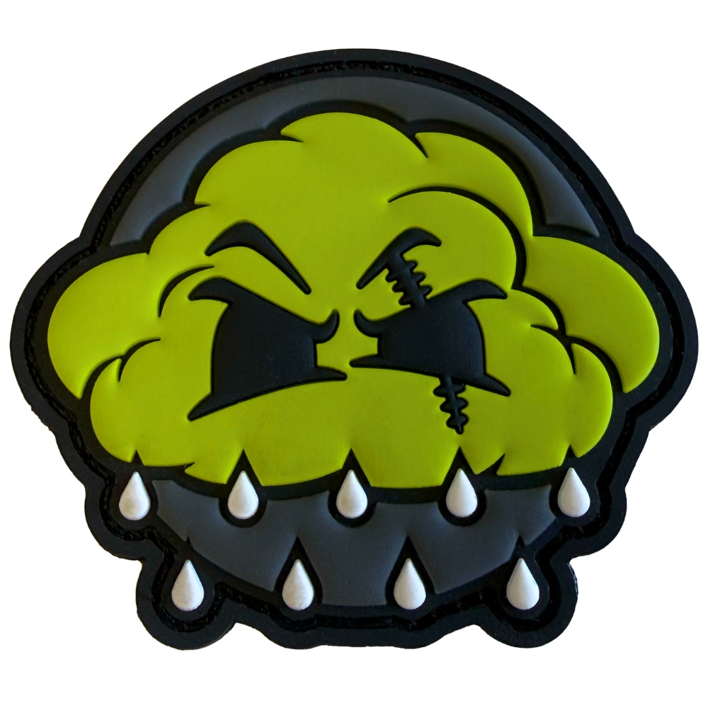 Acid Rain Glow in the Dark 'ANGRY CLOUD' Patch