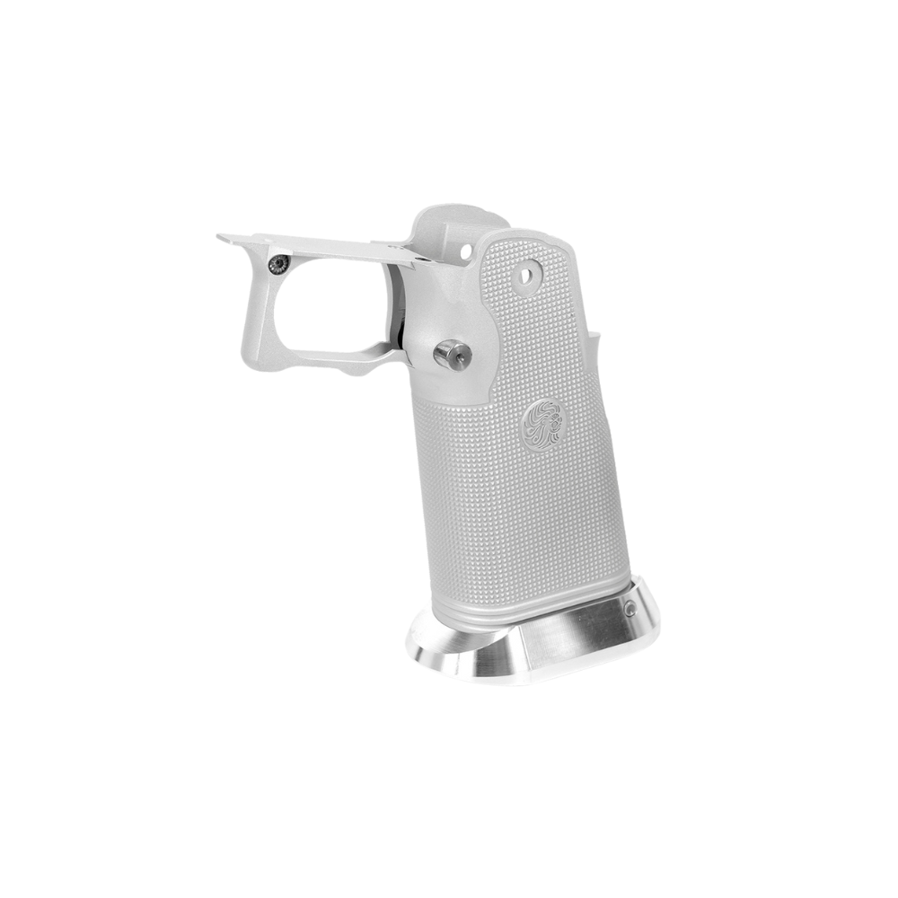 Airsoft Masterpiece Aluminum Grip for Hi-CAPA - LIMCAT Type 4 - Silver Grips & Grip Accessories from Airsoft Masterpiece - Shop now at Hi-Capa Hub Ltd