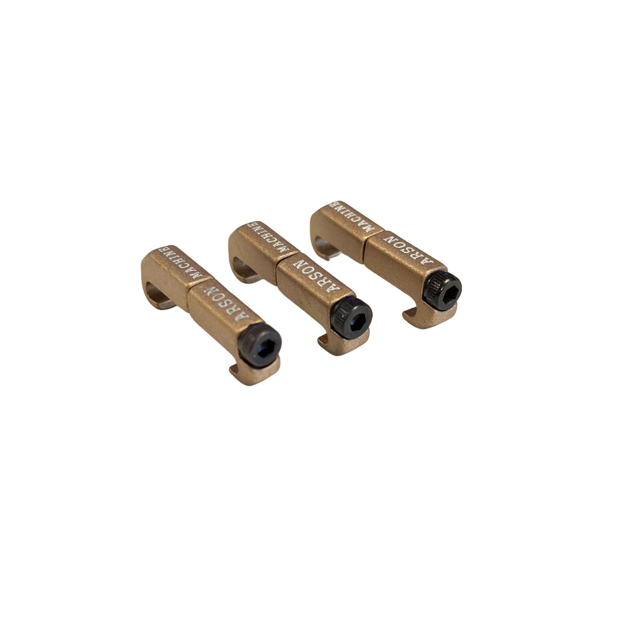 Arson Machine style Picatinny wire guide - 3 Pack