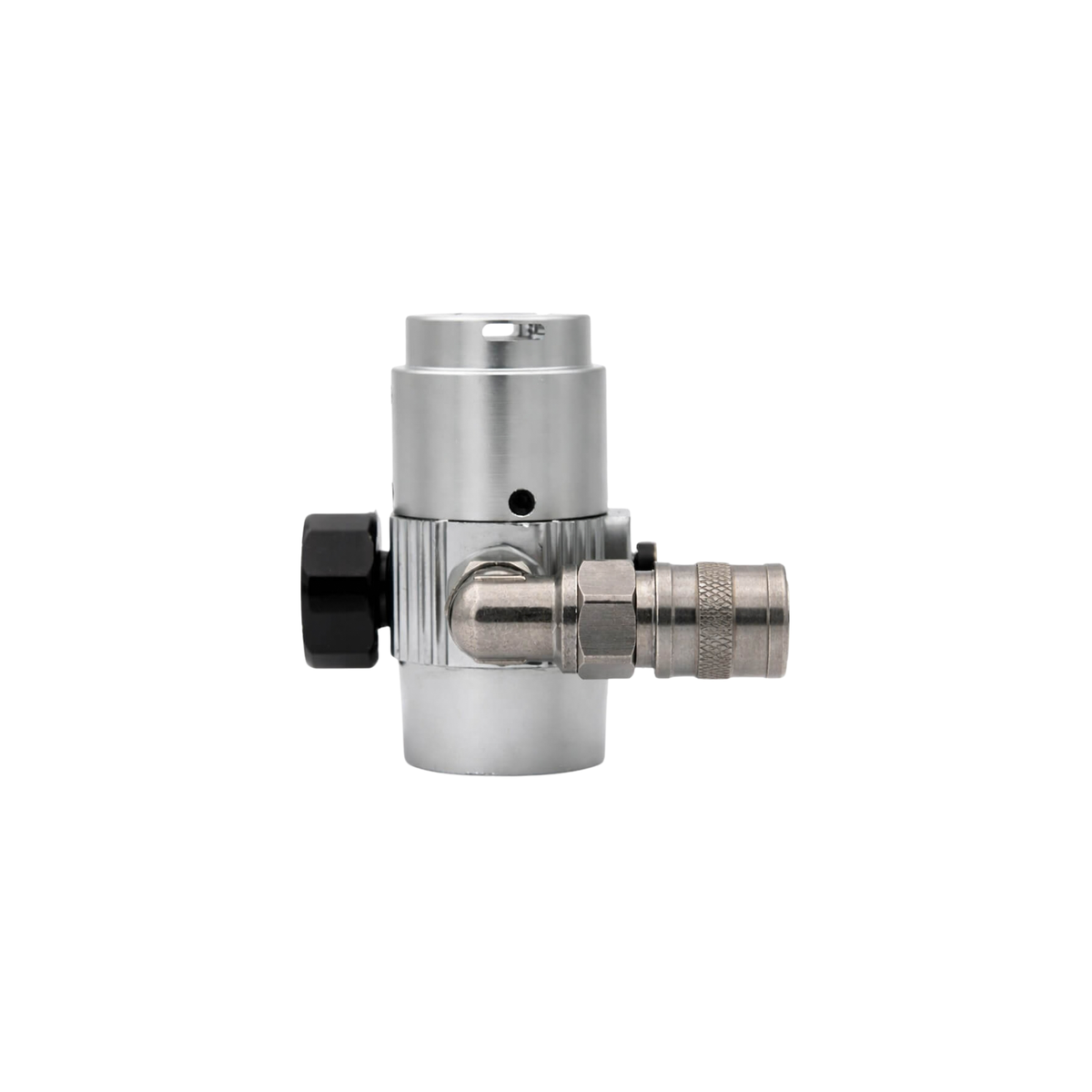 Balystik HPR200 US Airsoft HPA Regulator - Titanium Silver