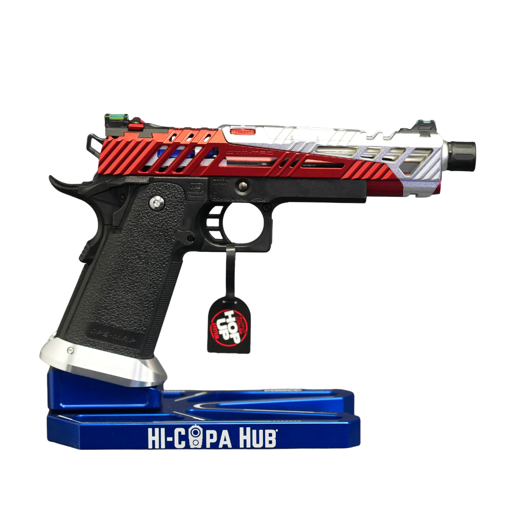 CTM Superline 5.1 pre build silver red hi capa pistol
