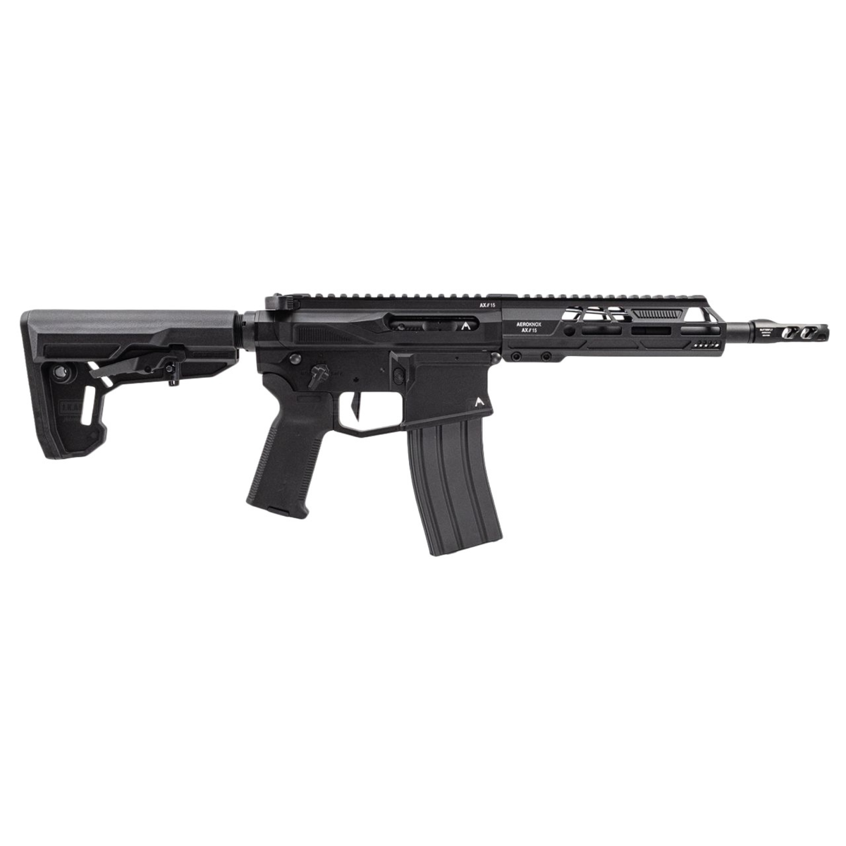 Double Eagle AX15 8.5 gas blowback airsoft rifle Black
