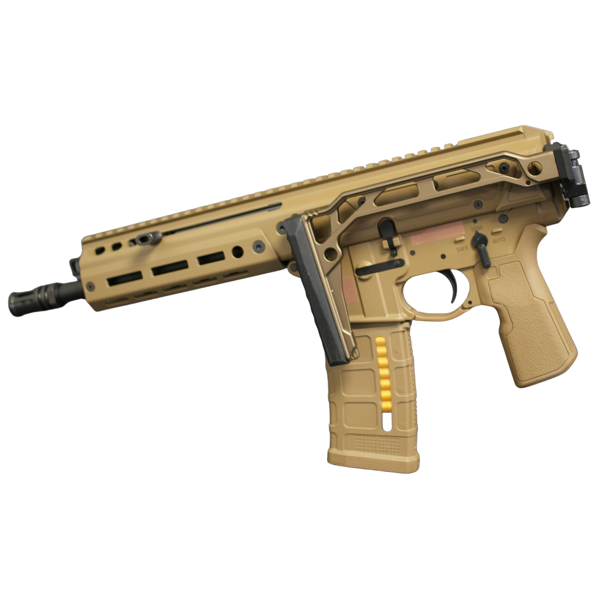 Double Eagle DWS LUPUS 8.5 MWS Airsoft Rifle - FDE