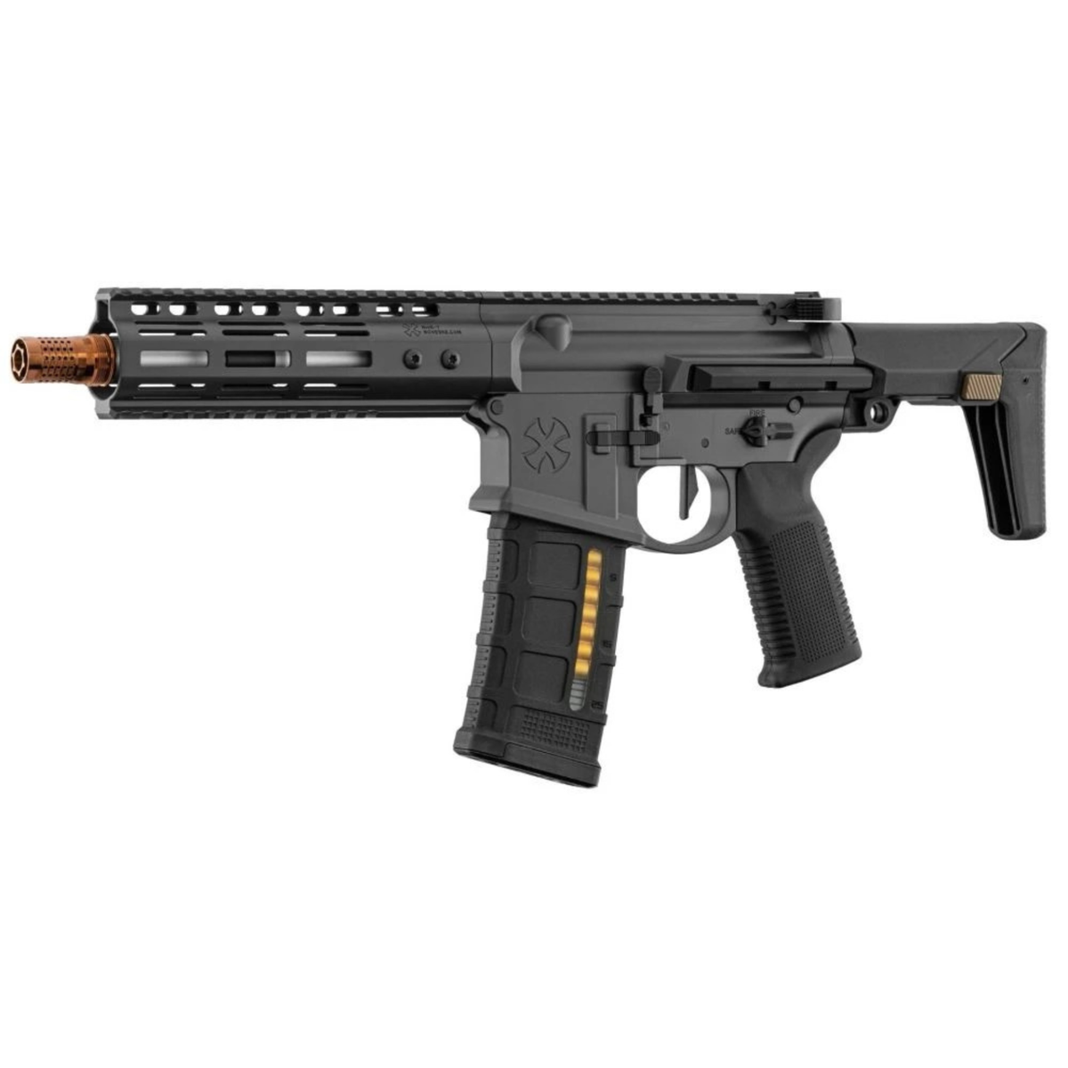Double Eagle X EMG Noveske Ghetto Blaster 7" MWS - Urban Grey
