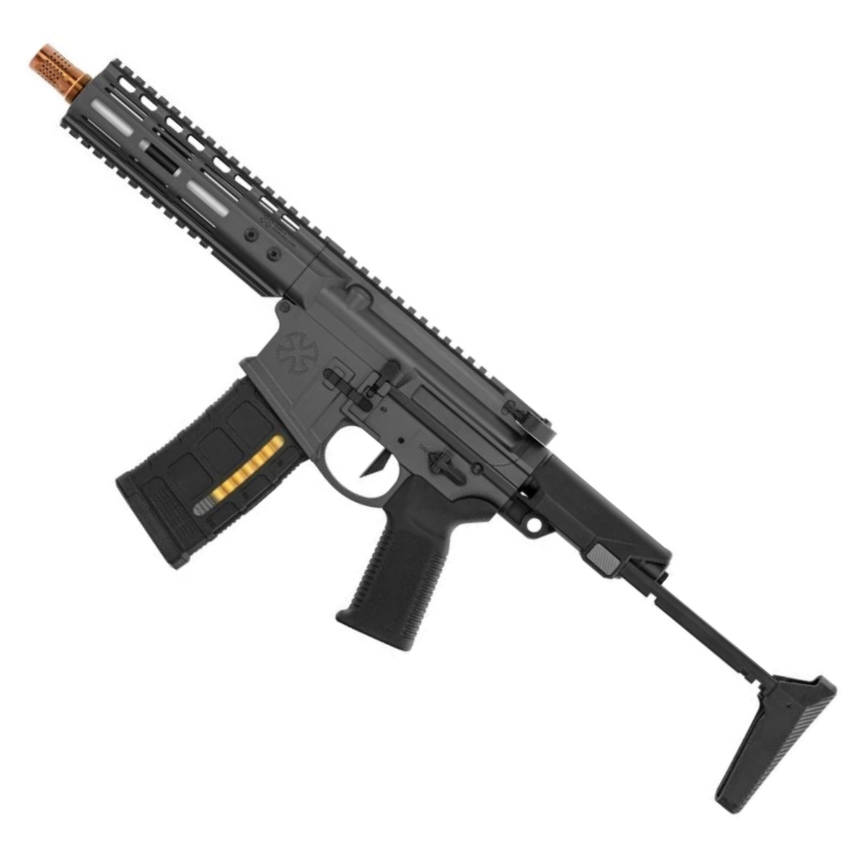 Double Eagle X EMG Noveske Ghetto Blaster 7" MWS - Urban Grey