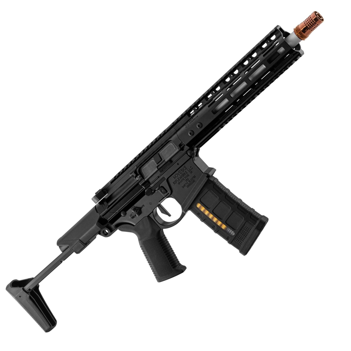 Double Eagle Noveske Ghetto Blaster MWS GBBR - Black