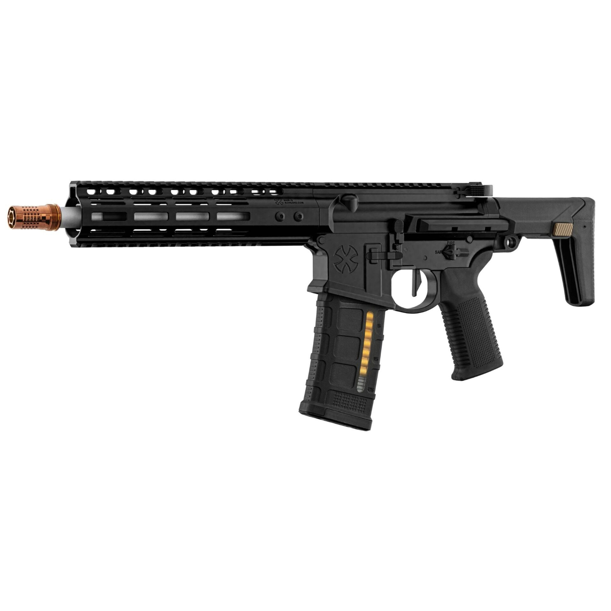 Double Eagle X EMG Noveske Ghetto Blaster 10.5" MWS GEN.3 - Black