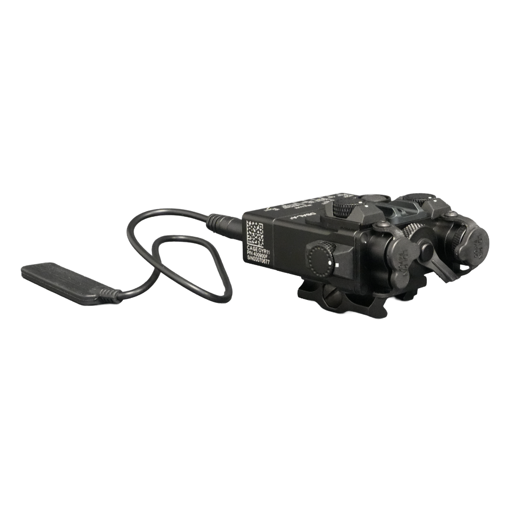 Holy Warrior DBAL-A2 airsoft laser device Black angled view