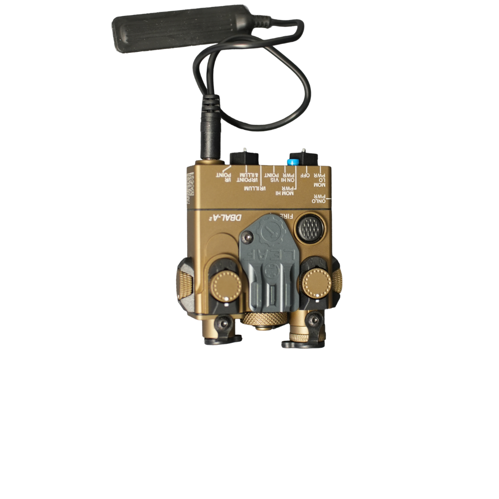 Holy Warrior DBAL-A2 Aluminium Laser Device - Dark Earth top view