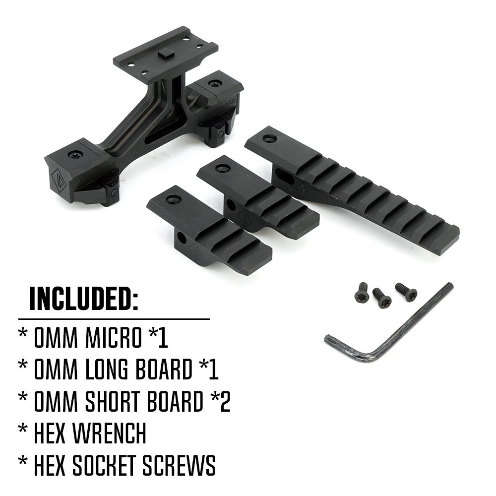 Holy Warrior OMM-1 T1 T2 mount for 20mm Picatinny rail