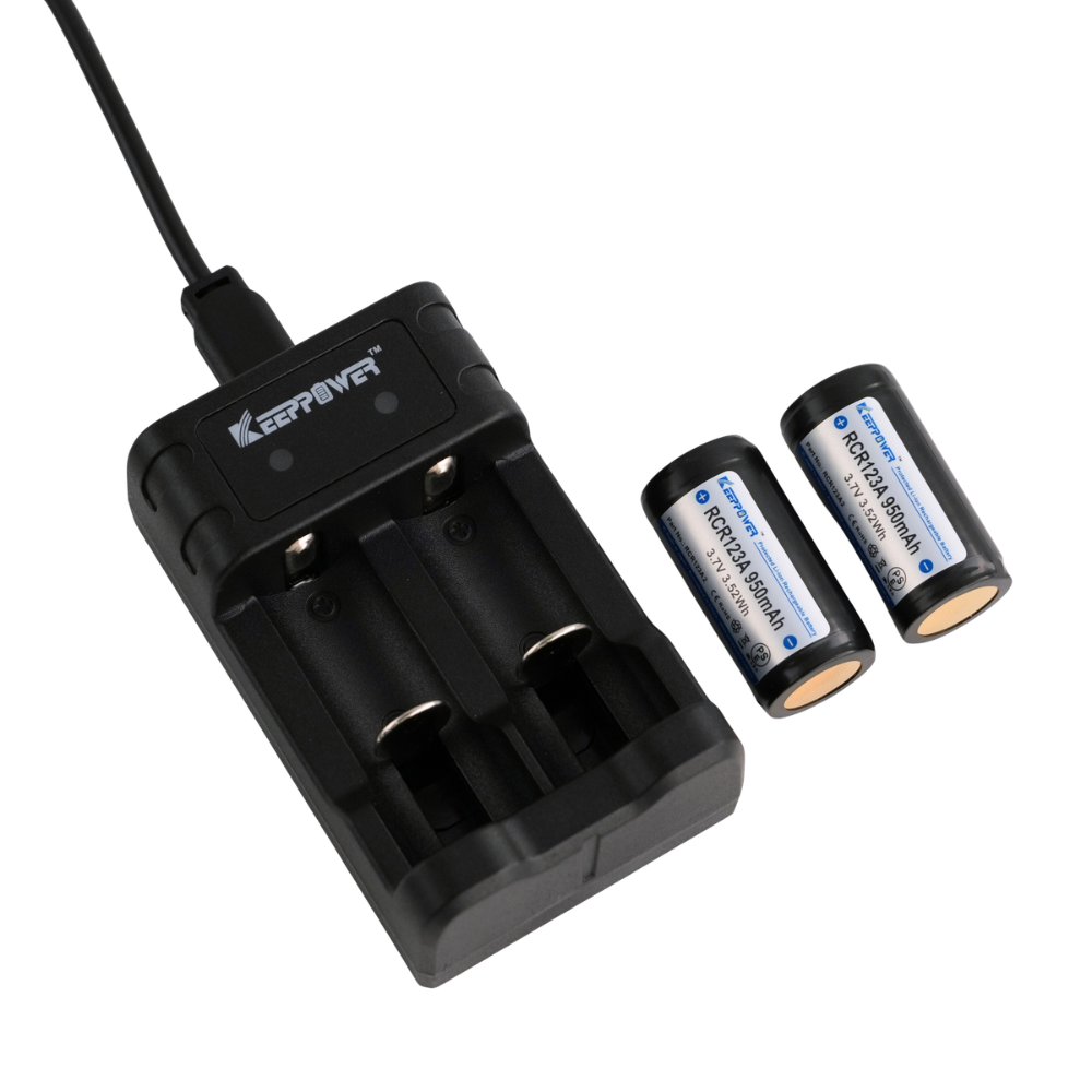 Keeppower RCR2 rechargeable battery charger
