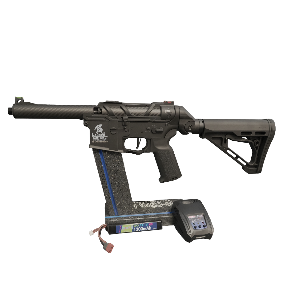 Lancer Tactical X Airtac Gen 3 - Matte Black AEG Bundle