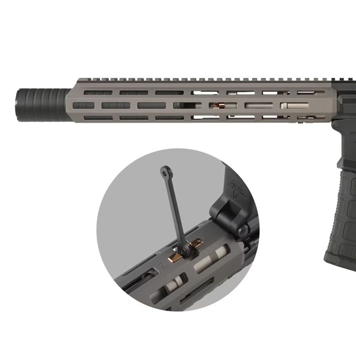 Salvo Precision Honey Badger SD 7 Inch MWS Airsoft Rifle
