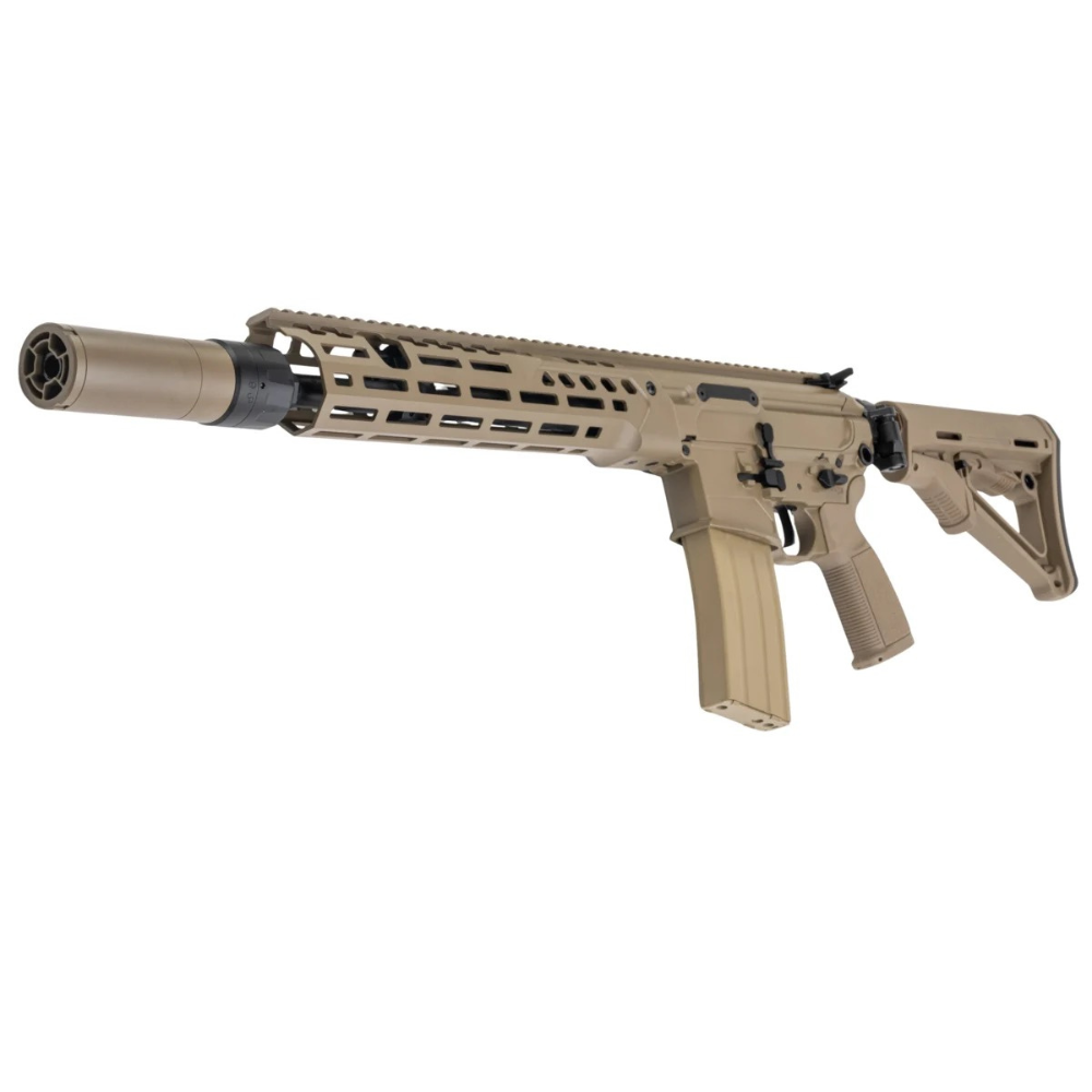 Salvo Precision MCX Hunter 13.1 GBBR with Suppressor and Tracer