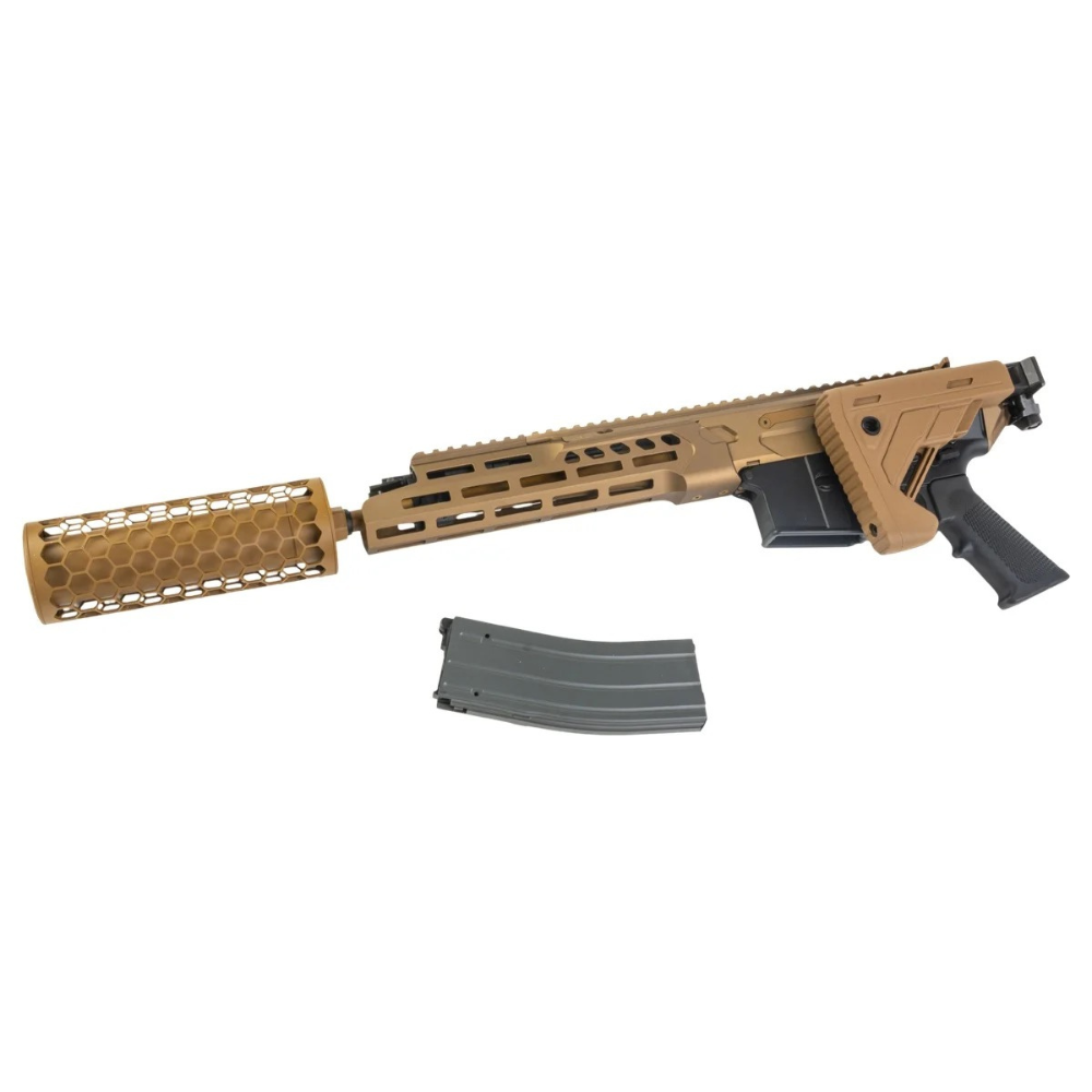 Salvo Precision MCX SURG with folding stock and suppressor