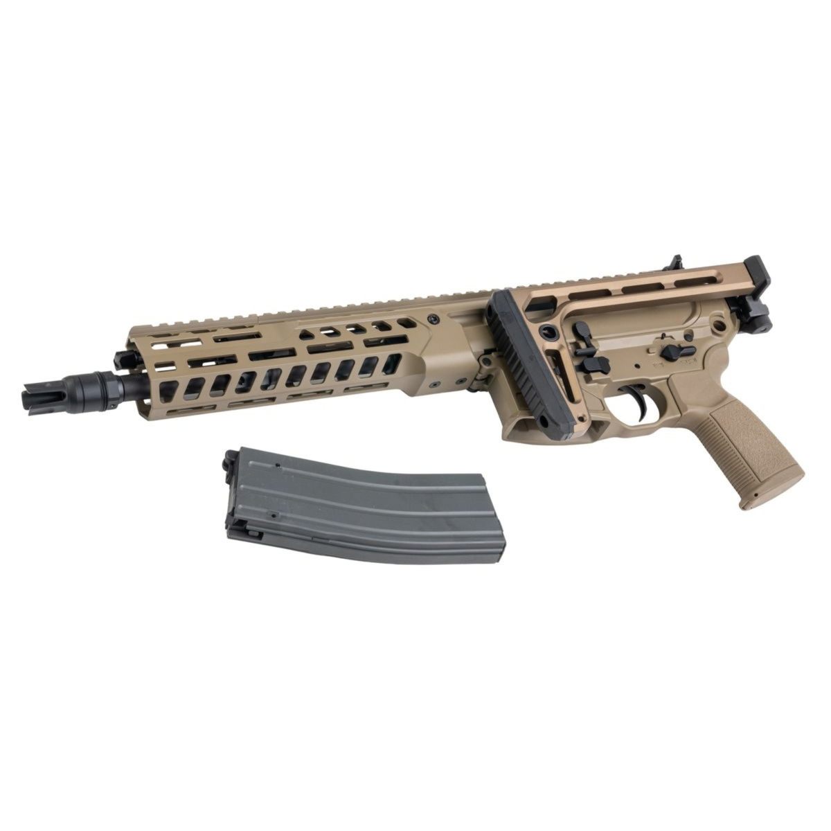 Salvo Precision MCX Spear LT MWS GBBR with Folding Stock - Tan