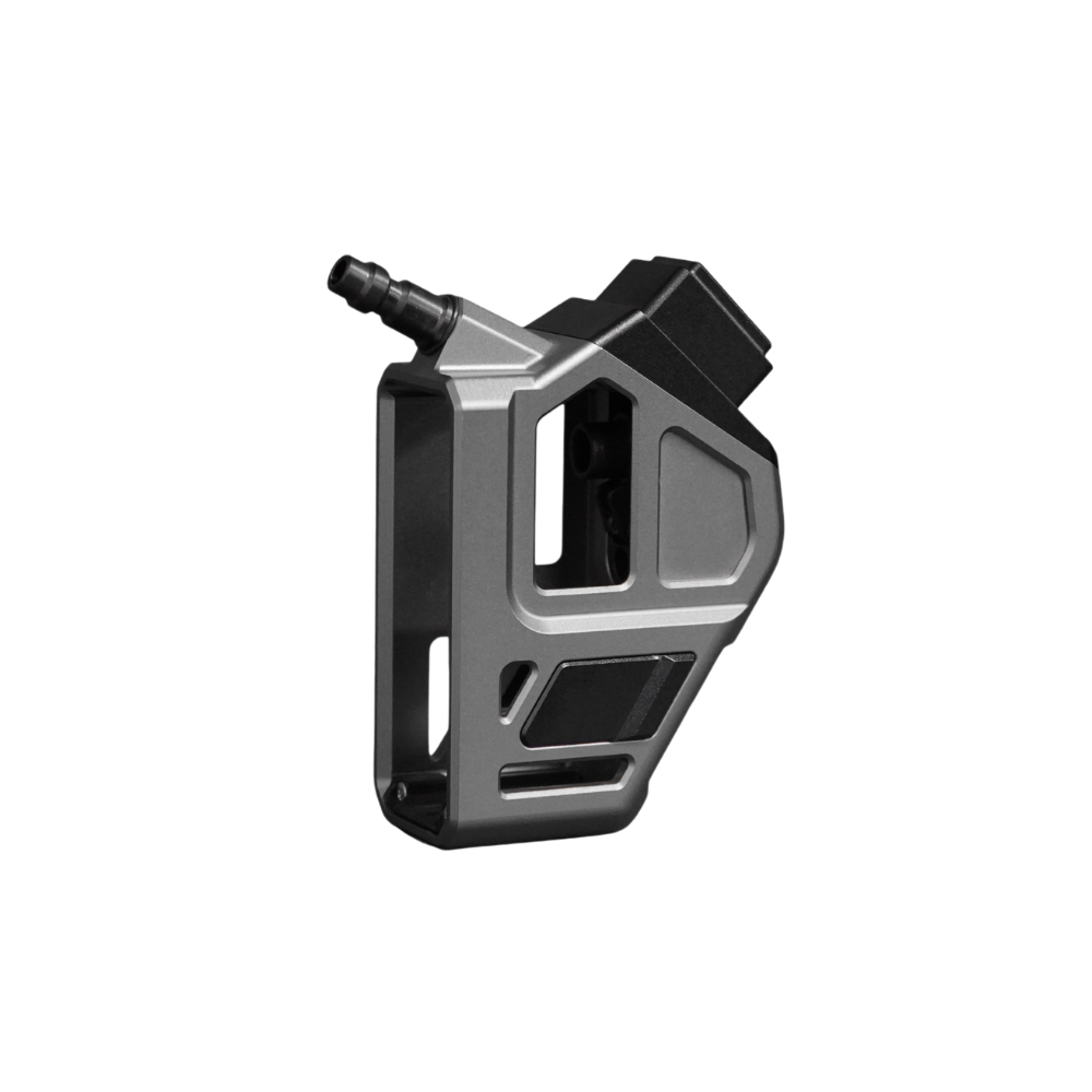 T1P CNC angled HPA adapter for Hi-Capa and SSP5 in gunmetal
