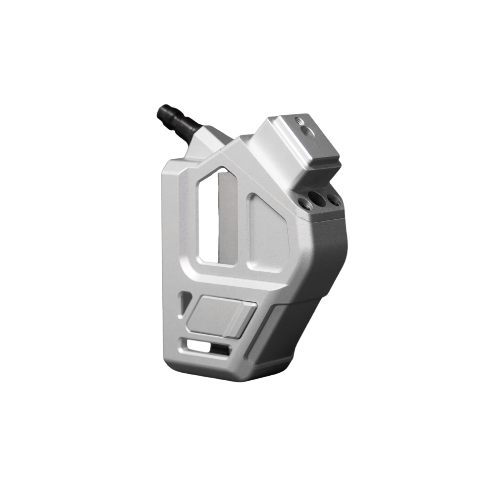 T1P silver angled HPA adapter for Hi-Capa and SSP5 close-up