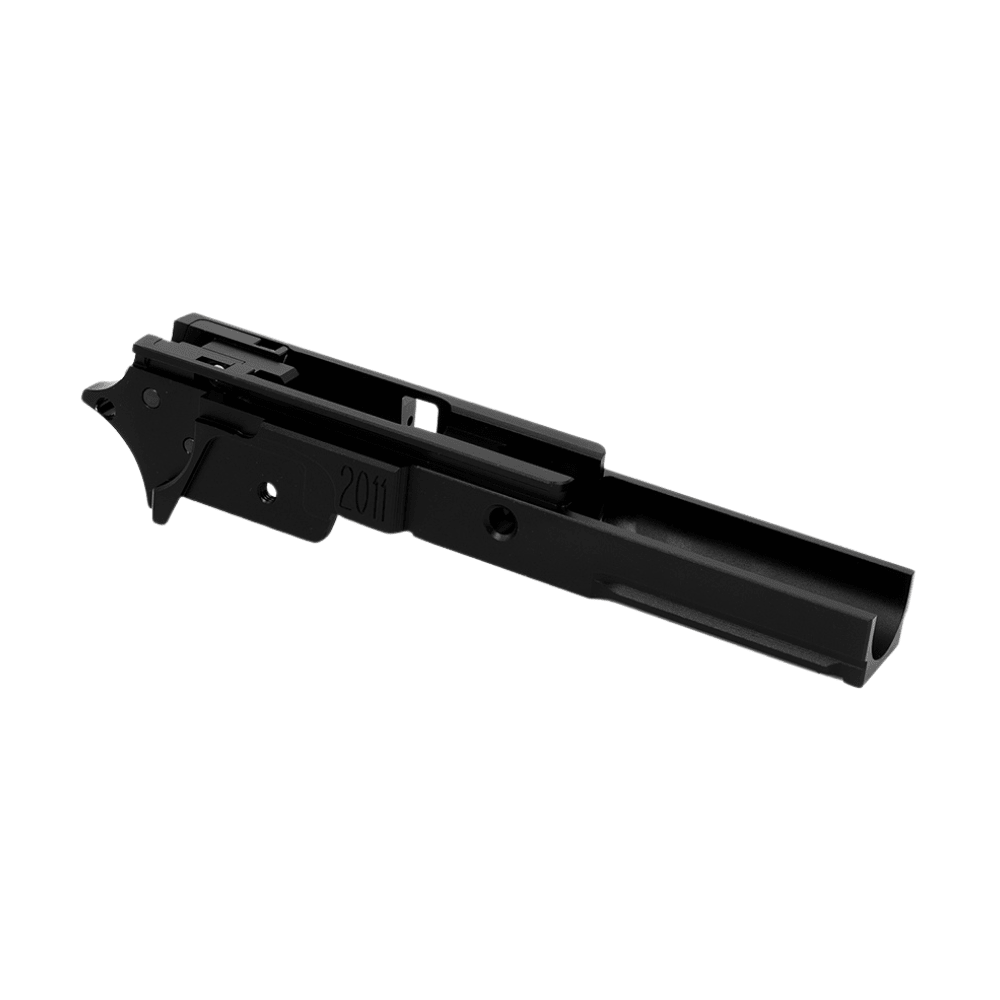 Airsoft Masterpiece Aluminium Frame – 2011 3.9″ with Tactical Rail - Black airsoft UK