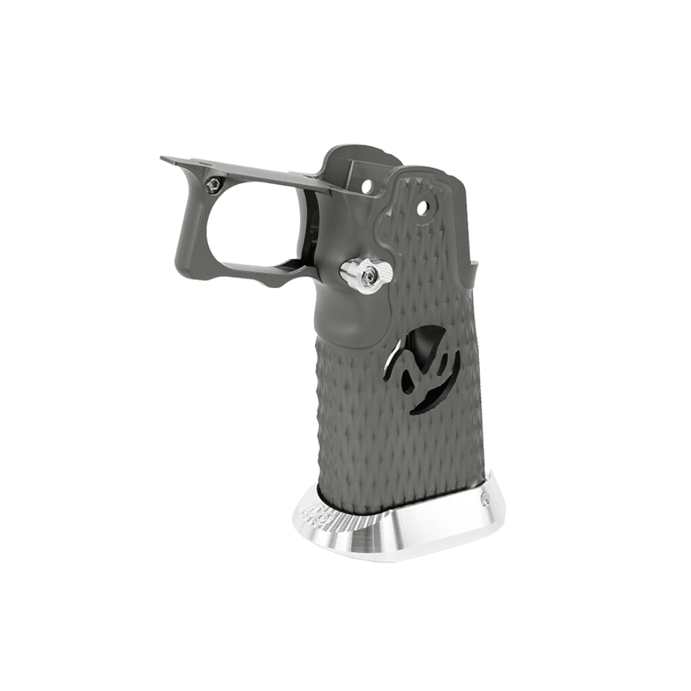 Airsoft Masterpiece Aluminium Grip for Hi - CAPA Type 8 - Grey - Hi - Capa Hub Ltd