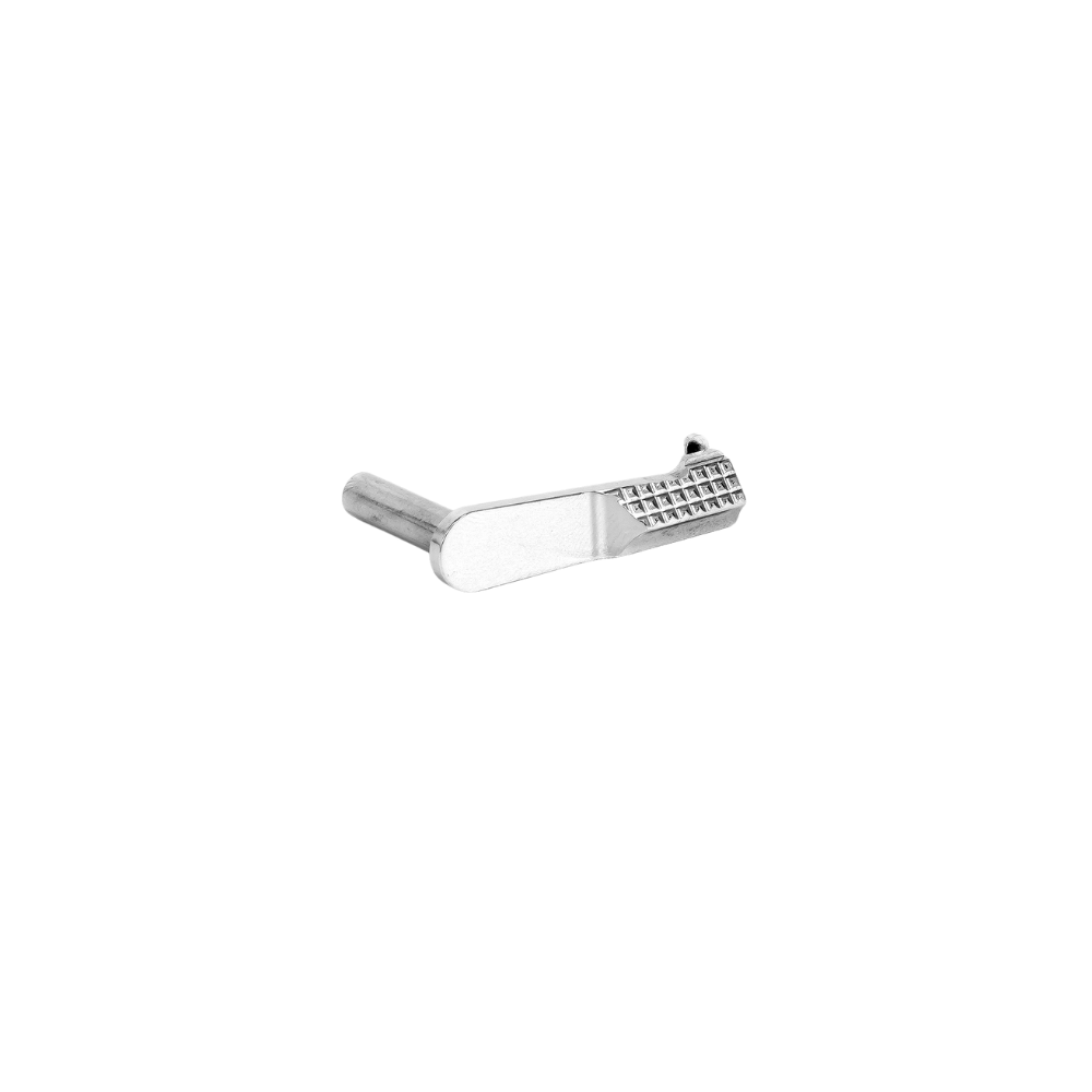 Airsoft Masterpiece Steel Slide Catch - INFINITY Type 4 - Silver - Hi - Capa Hub Ltd